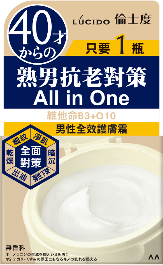 LÚCIDO倫士度男性全效護膚霜