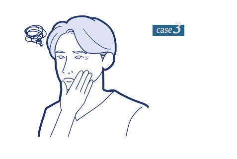 case3 臉部感覺有些鬆弛