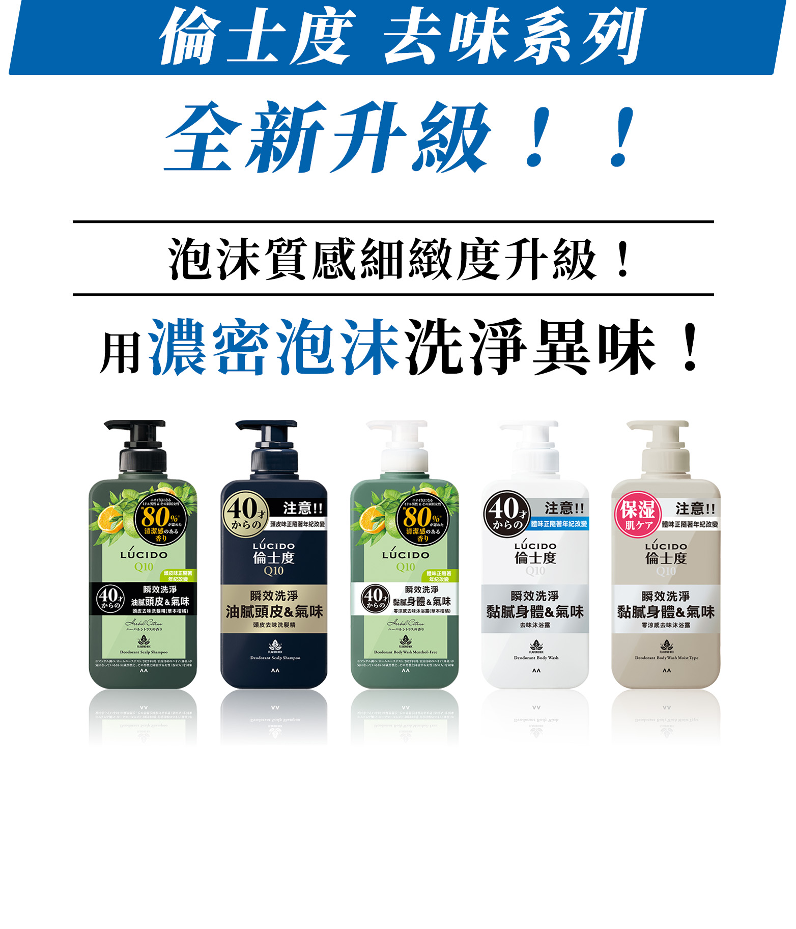 倫士度去味系列全新升級
